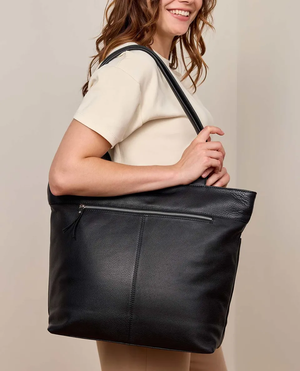 gusti-leder-clarice-shopper-leder-schwarz-gro image 1