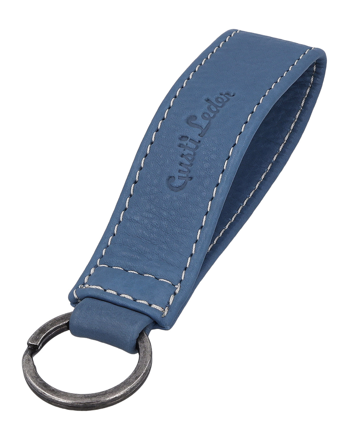 gusti-leder-nika-schl-sselanh-nger-leder-mit-metallring-2 image 2