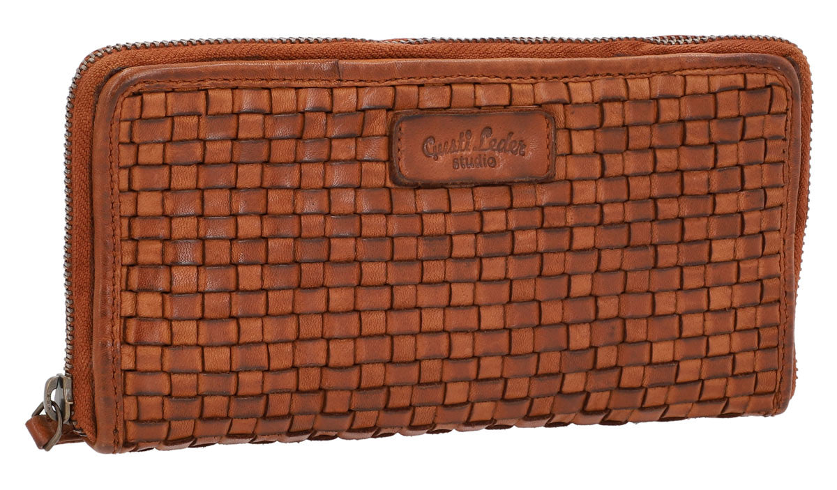 gusti-leder-outlet-geldb-rse-geflochten-damen-lederbrieftasche image 2