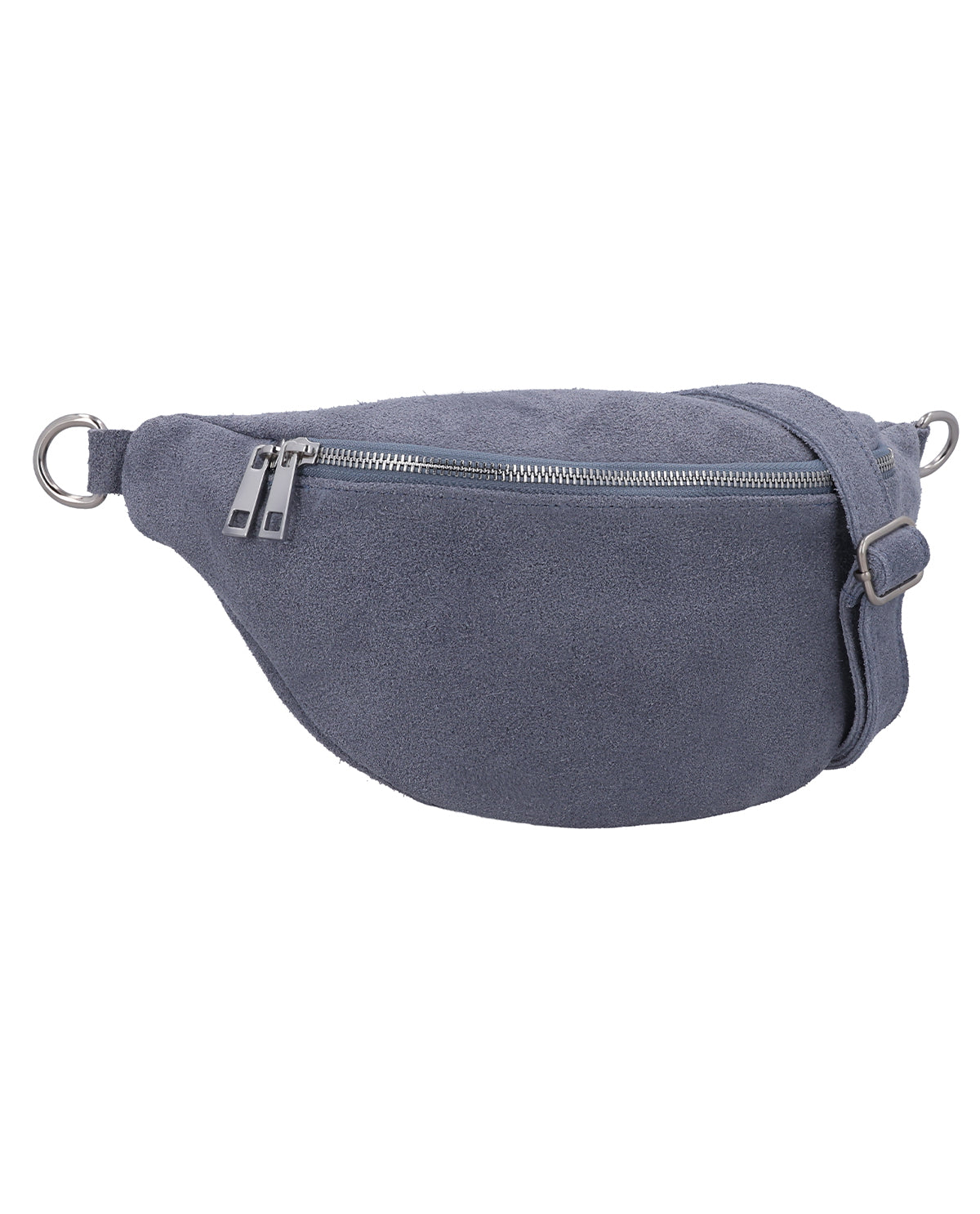 gusti-leder-synne-graue-leder-bauchtasche-damen image 2