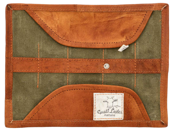 gusti-leder-robbie-stiftrolle-ziegenleder-braun-vintage image 4
