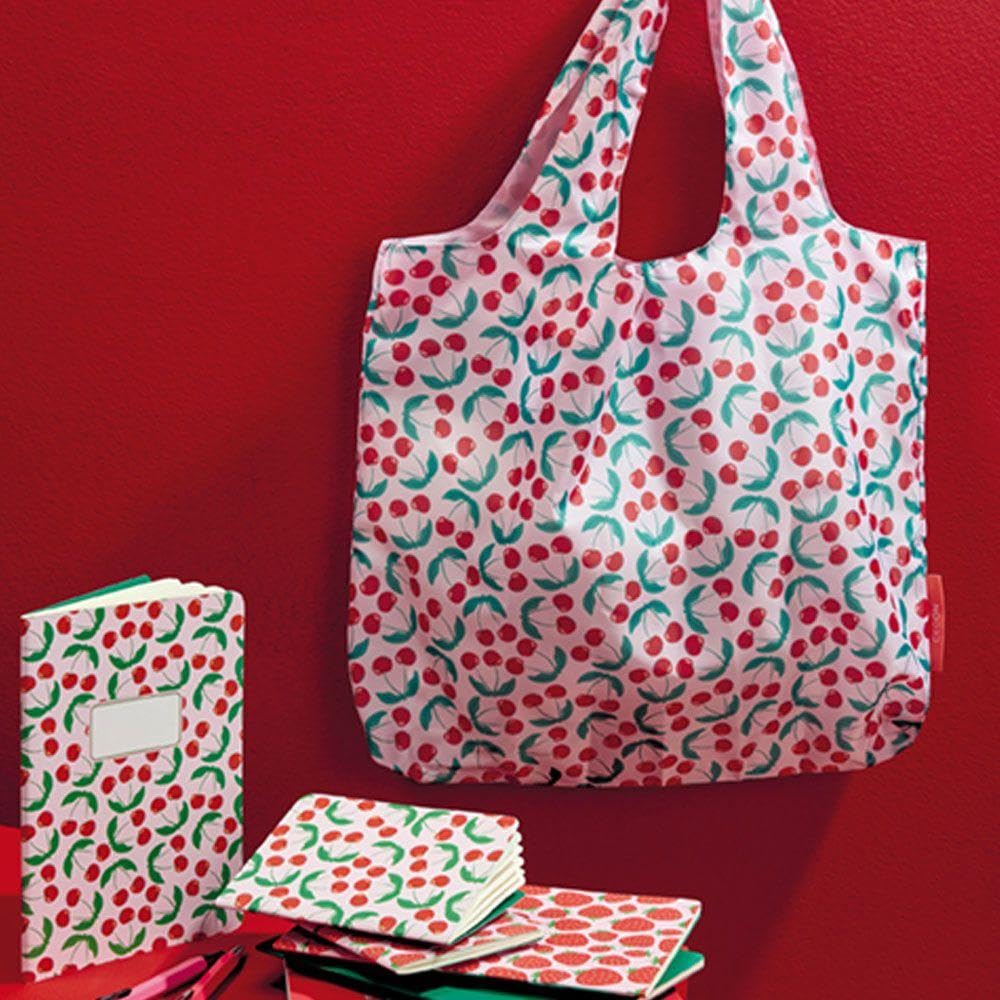 cedon-easy-bag-cherries-faltbarer-einkaufsbeutel-mit-t-schchen image 2