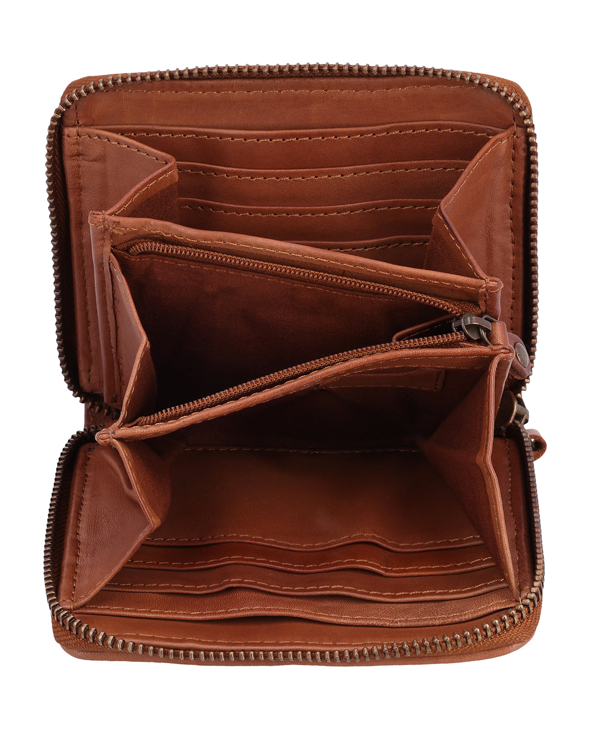 gusti-leder-linn-damen-portemonnaie-rindsleder-braun-geflochten image 5