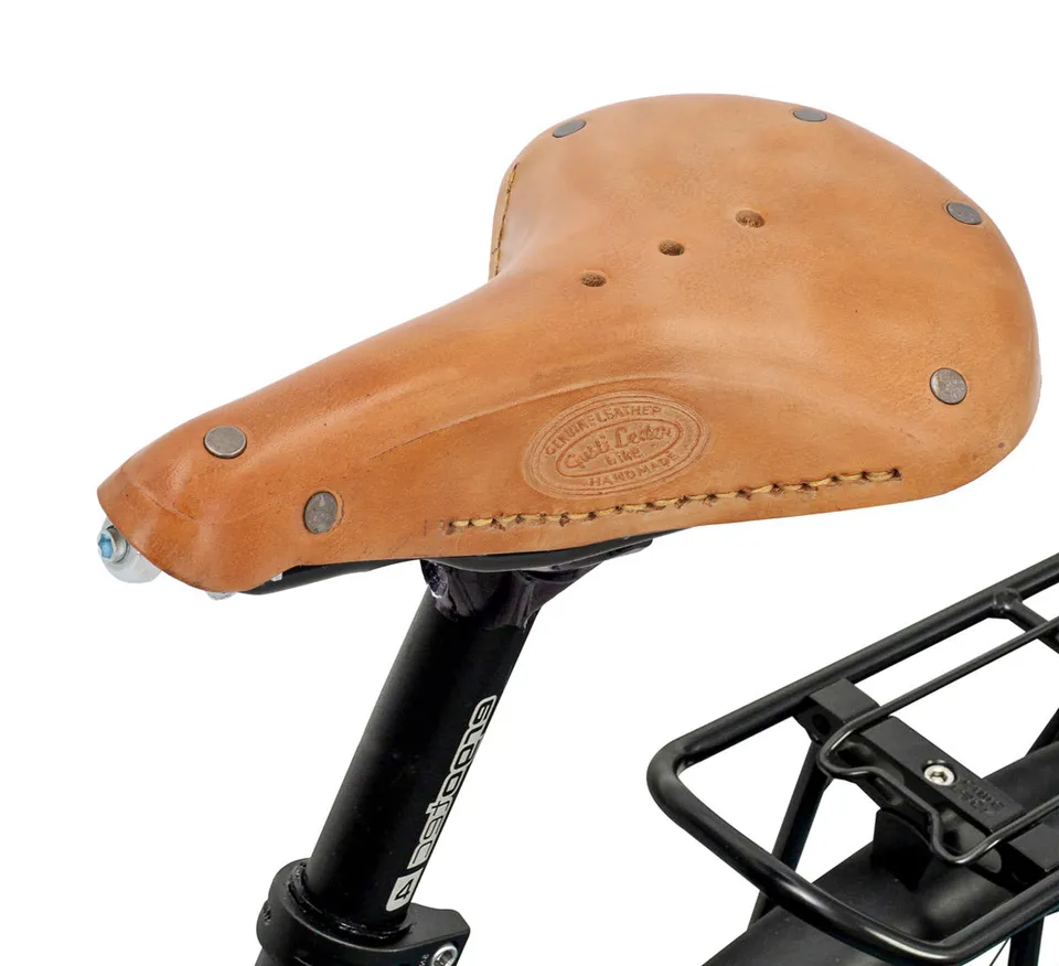 gusti-leder-vincenzo-n-retro-fahrradsattel-aus-b-ffelleder image 1
