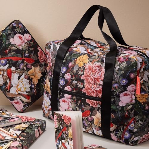 cedon-easy-travel-bag-red-birdies-faltbare-reisetasche image 6