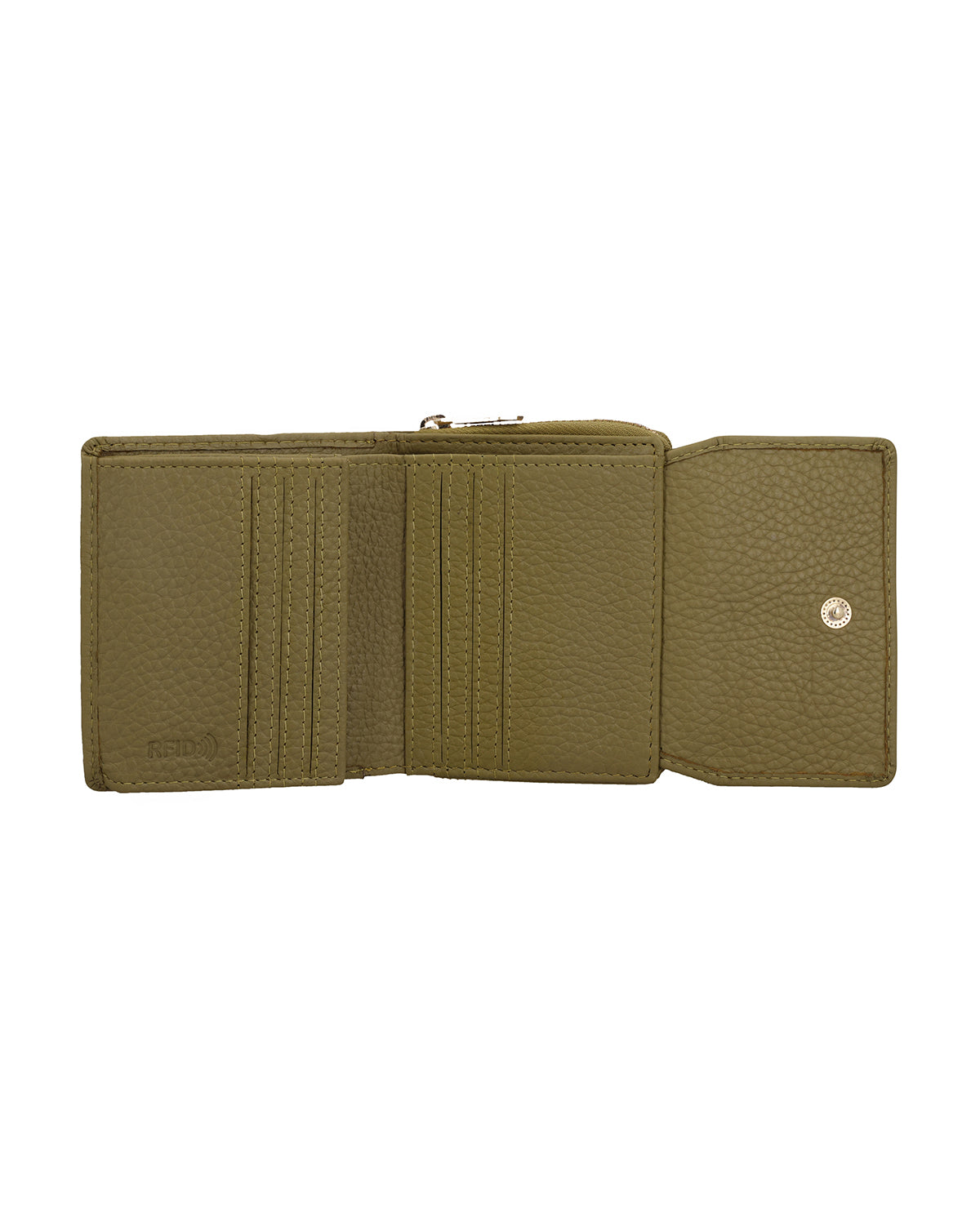 gusti-leder-brigitta-geldb-rse-damen-hellgr-n-leder-mit-rfid-schutz image 6