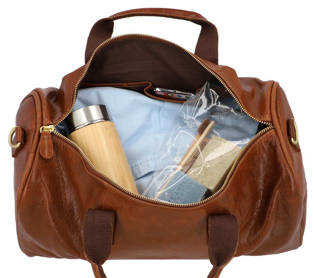 gusti-leder-hall-outlet-reisetasche-weekender-ca-25-l image 3