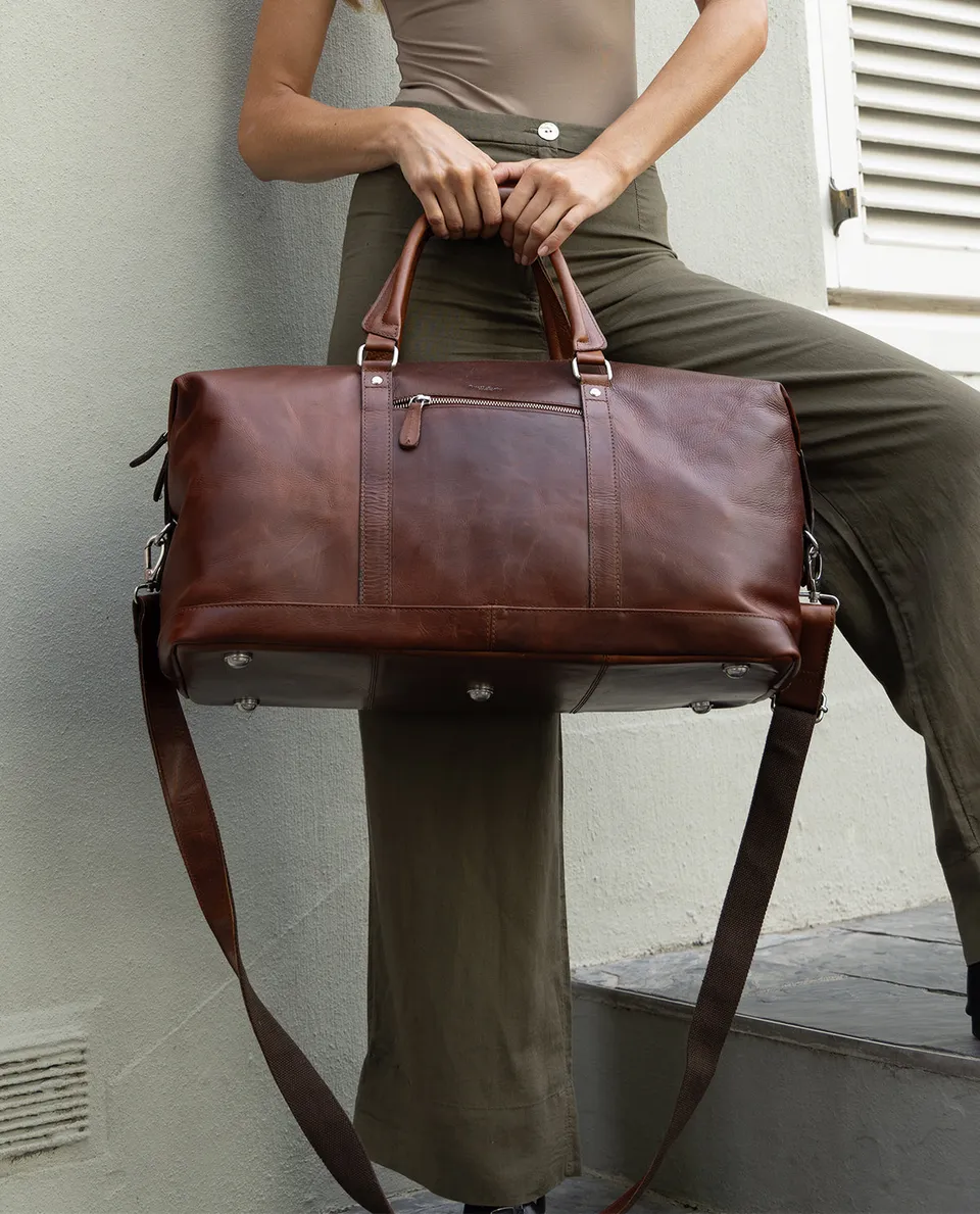 gusti-leder-ruben-reisetasche-weekender-aus-rindsleder image 1
