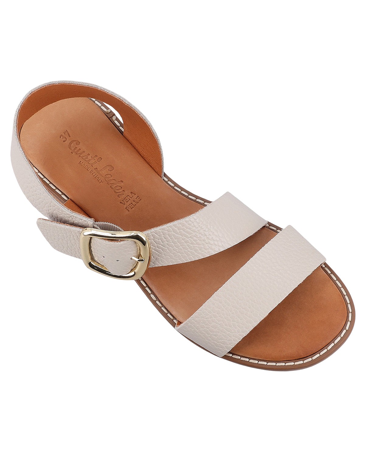 gusti-leder-fenna-damen-sandale-beige-rindsleder-made-in-italy image 6