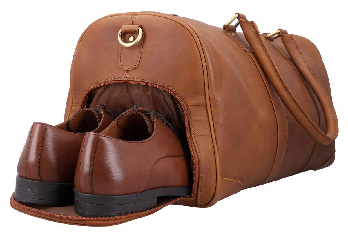 gusti-leder-outlet-reisetasche-aus-braunem-leder image 5