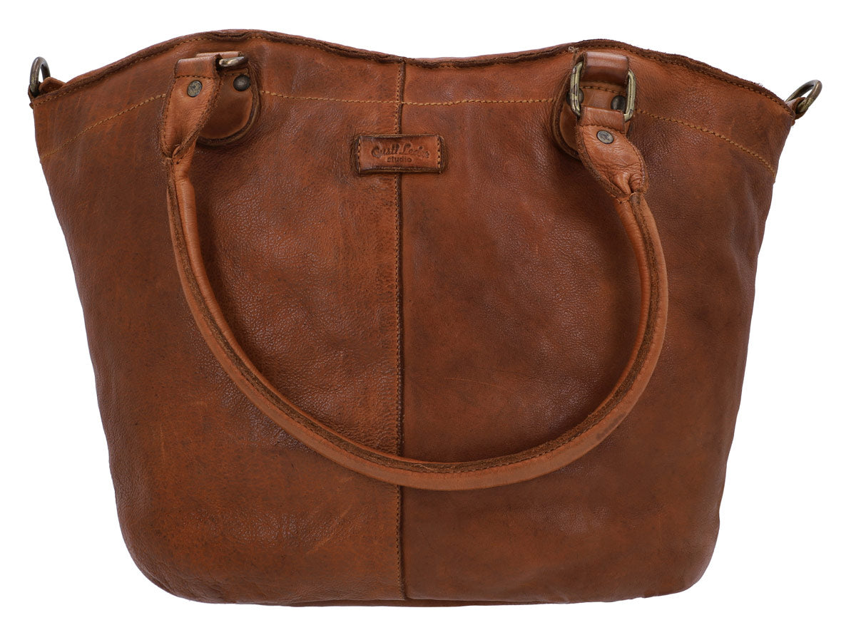 gusti-leder-outlet-handtasche-umh-ngetasche-braun-rindsleder image 5