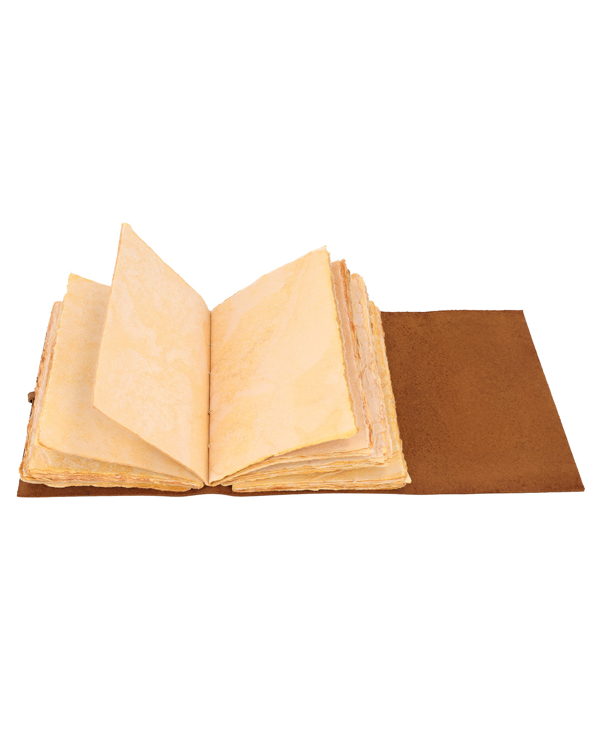 gusti-leder-cajus-notizbuch-mit-lederumschlag-13x18-cm-ca-200-seiten-braun image 3