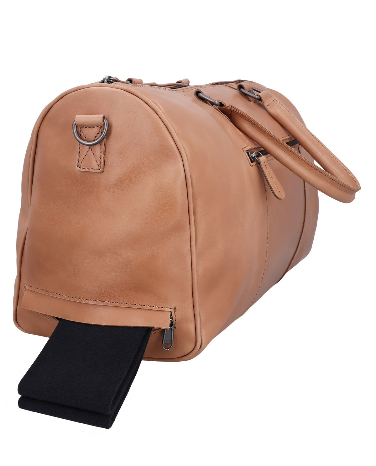 gusti-leder-joris-reisetasche-braun-aus-leder-mit-nassfach image 6