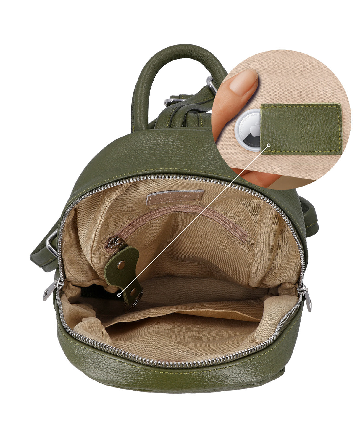 gusti-leder-stine-city-rucksack-aus-leder-made-in-italy image 5