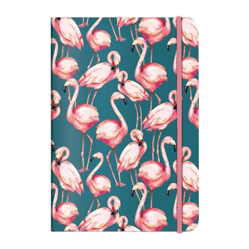 cedon-notizbuch-a5-pink-flamingo-gepunktetes-hardcover-192-seiten image 3