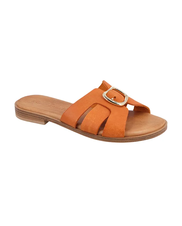 gusti-leder-tine-damen-sandalen-orange-aus-rindsleder-made-in-italy image 1