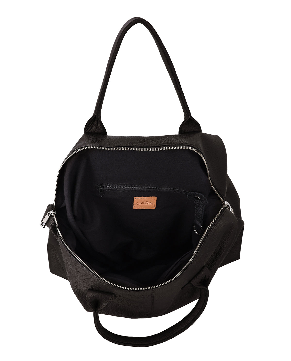 gusti-leder-doro-handtasche-damen-schwarzes-leder-mit-wechselriemen image 5