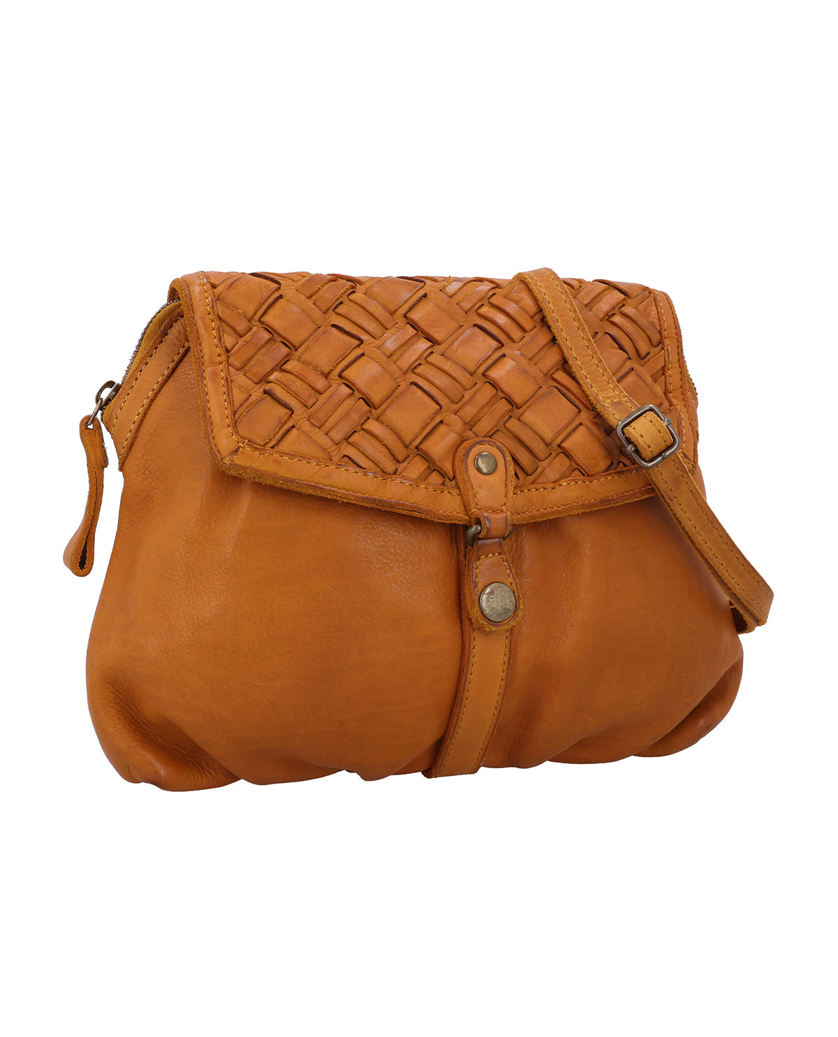 gusti-leder-anette-damen-umh-ngetasche-gelb-mit-muster image 2