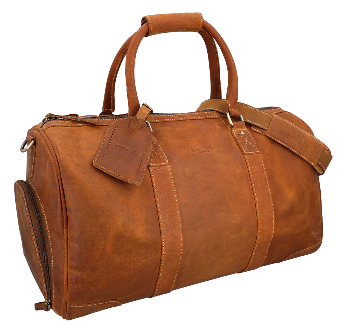 gusti-leder-davide-reisetasche-braun-leder-outlet image 2