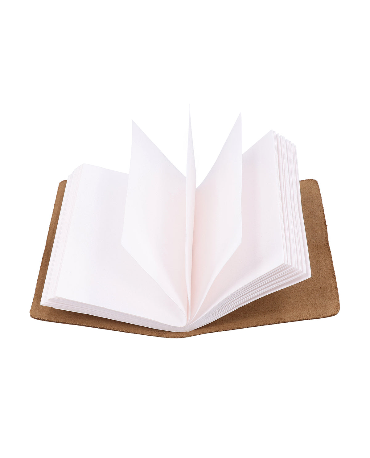 gusti-leder-mare-buch-mit-lederumschlag-dunkelbraun-blanko image 3