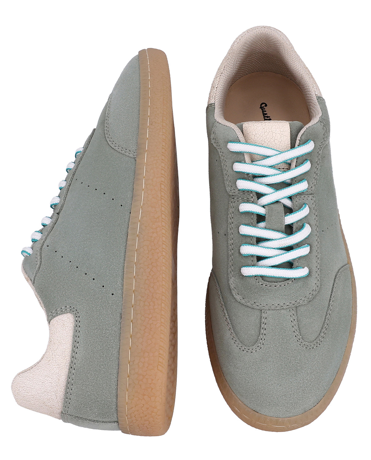gusti-leder-colleen-sneaker-damen-aus-veloursleder-in-gr-n image 5