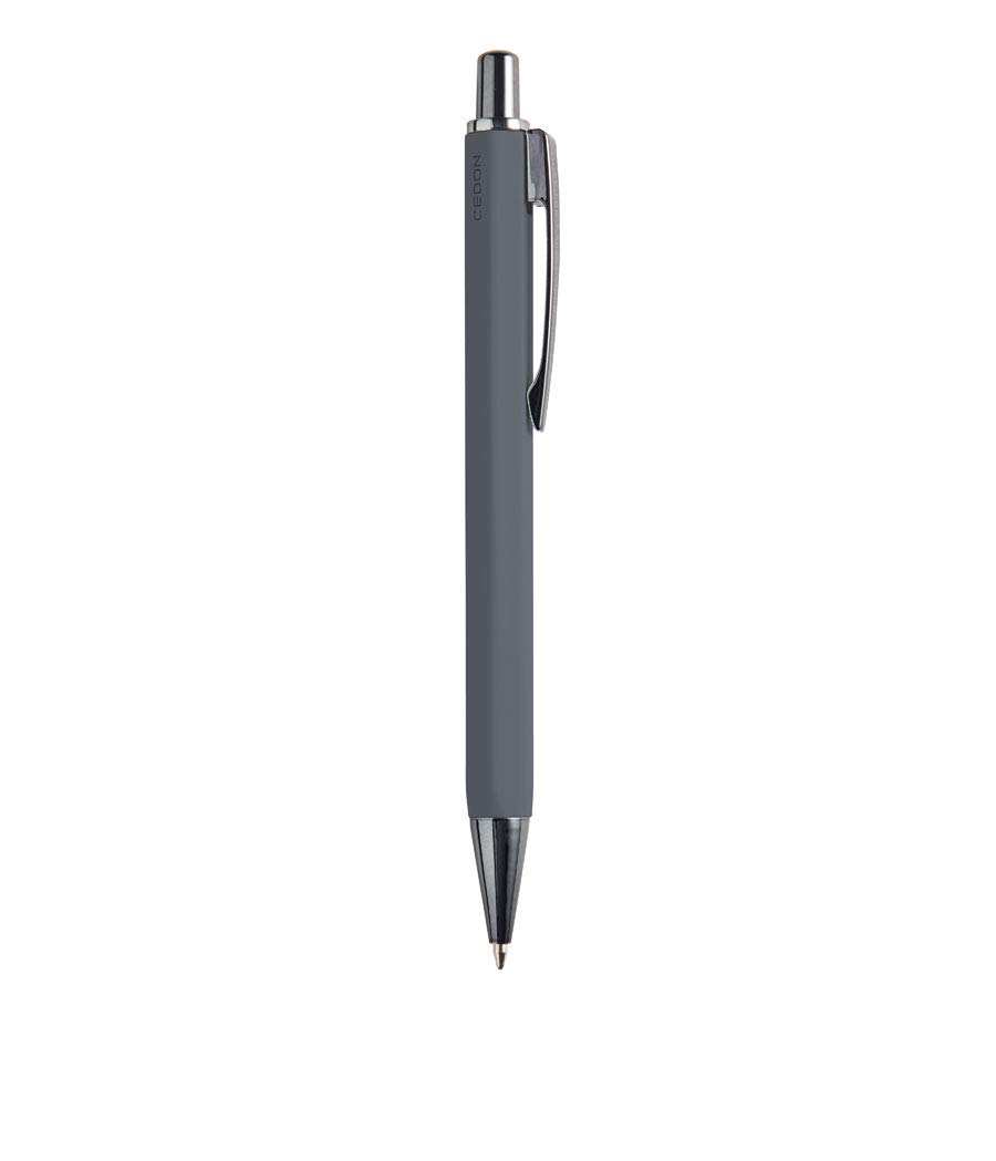 cedon-kugelschreiber-anthrazit-druckkugelschreiber-aluminium-14-cm image 1