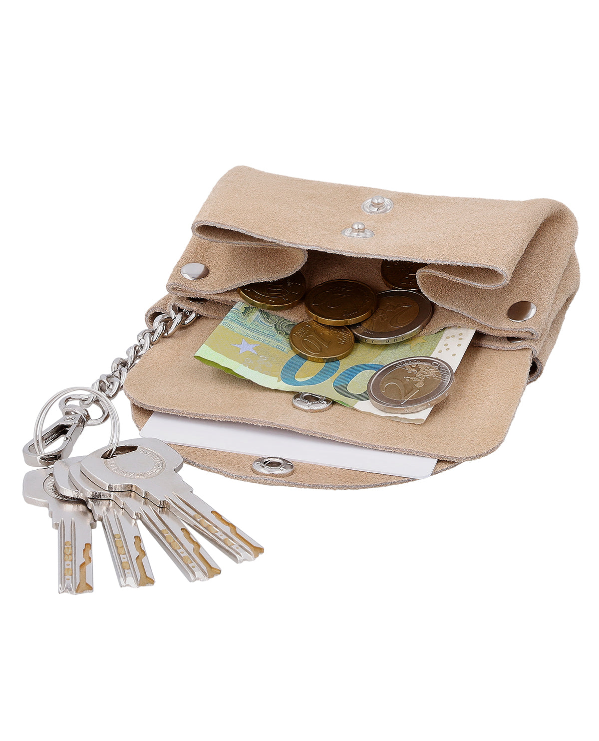 gusti-leder-mathilda-leder-schl-sseletui-mit-druckknopf-und-metallhaken image 7