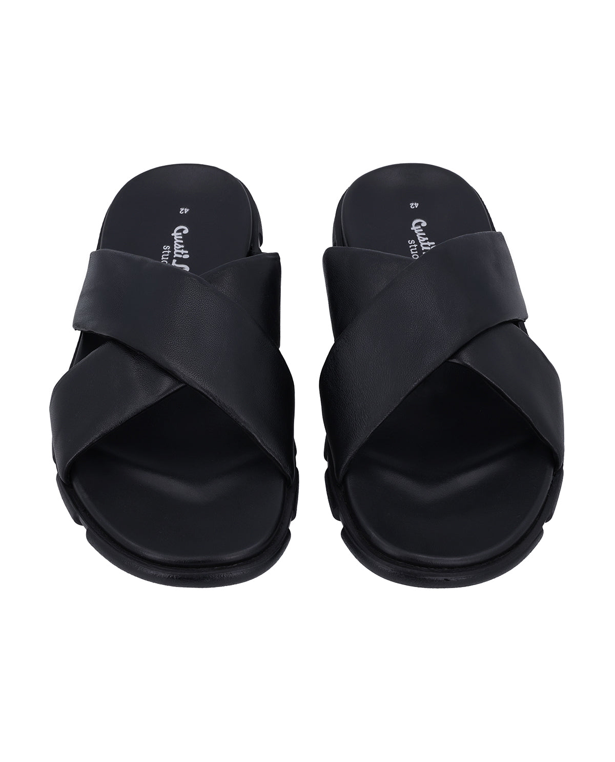 gusti-leder-julian-herren-ledersandale-schwarz-gr-42-47 image 7