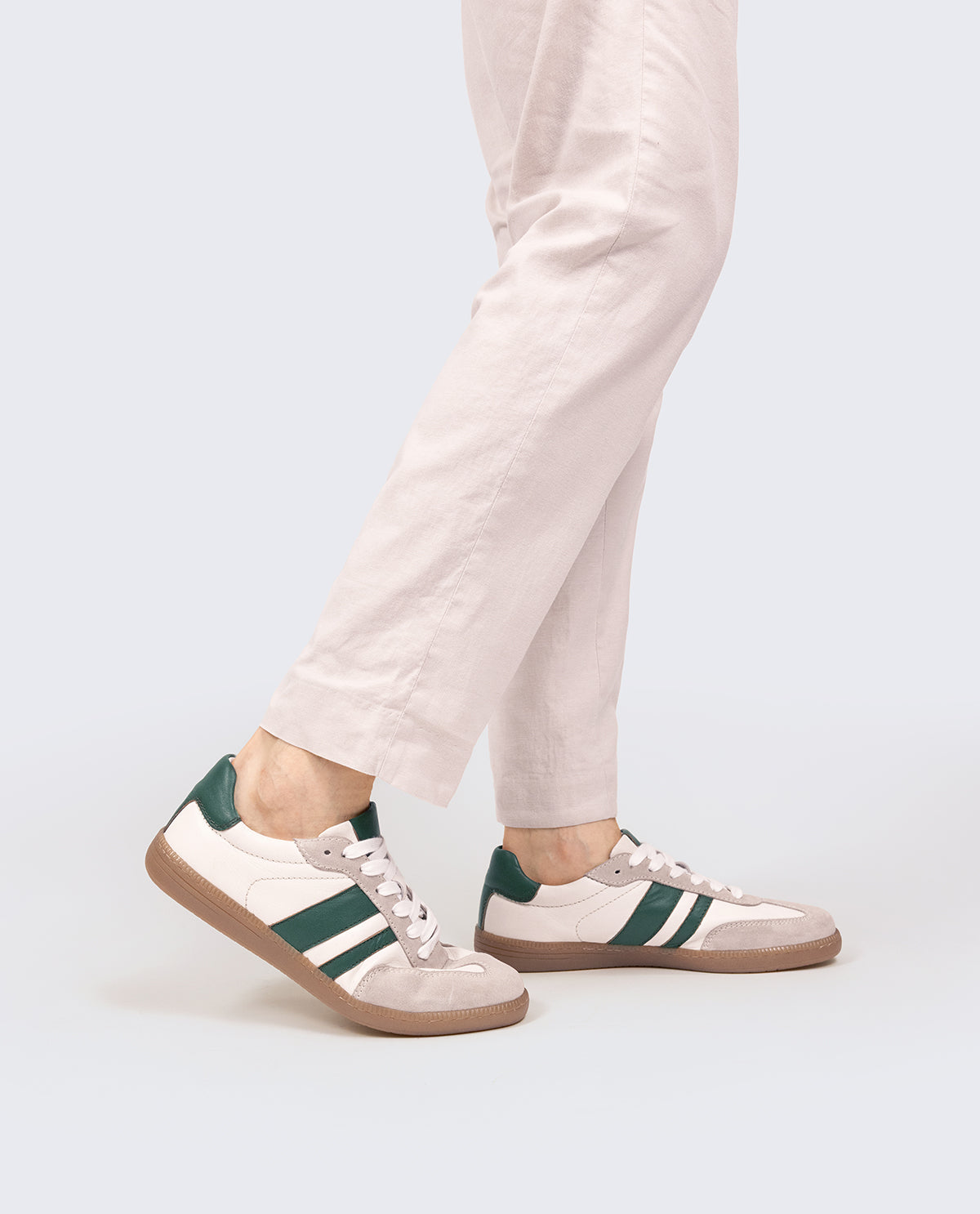 gusti-leder-timon-herren-sneaker-wei-gr-n-retro-leicht image 5