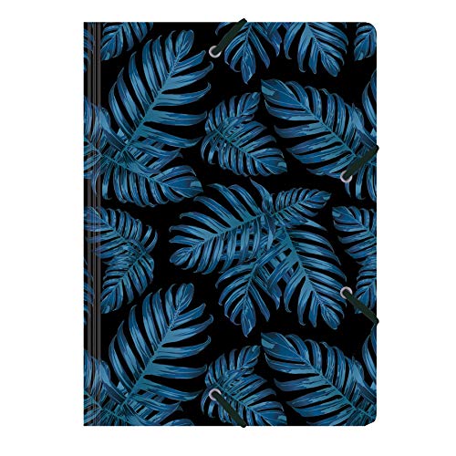 cedon-sammelmappe-de-luxe-philodendron-blue-a4 image 3