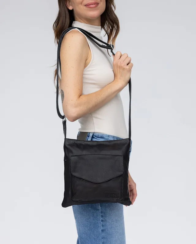 gusti-leder-rikke-kleine-handtasche-aus-schwarzem-leder-f-r-damen image 1