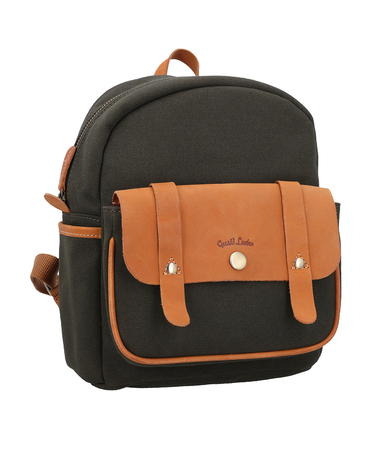 gusti-leder-liva-damen-rucksack-stoff-mit-leder-braun image 1