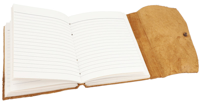 gusti-leder-rosie-liniert-notizbuch-a5-aus-b-ffelleder image 5