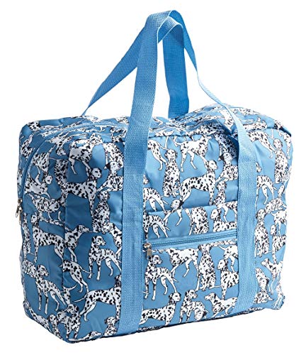 cedon-easy-travelbag-black-and-white-dogs-faltbare-reisetasche-47-x-20-x-37-cm image 2