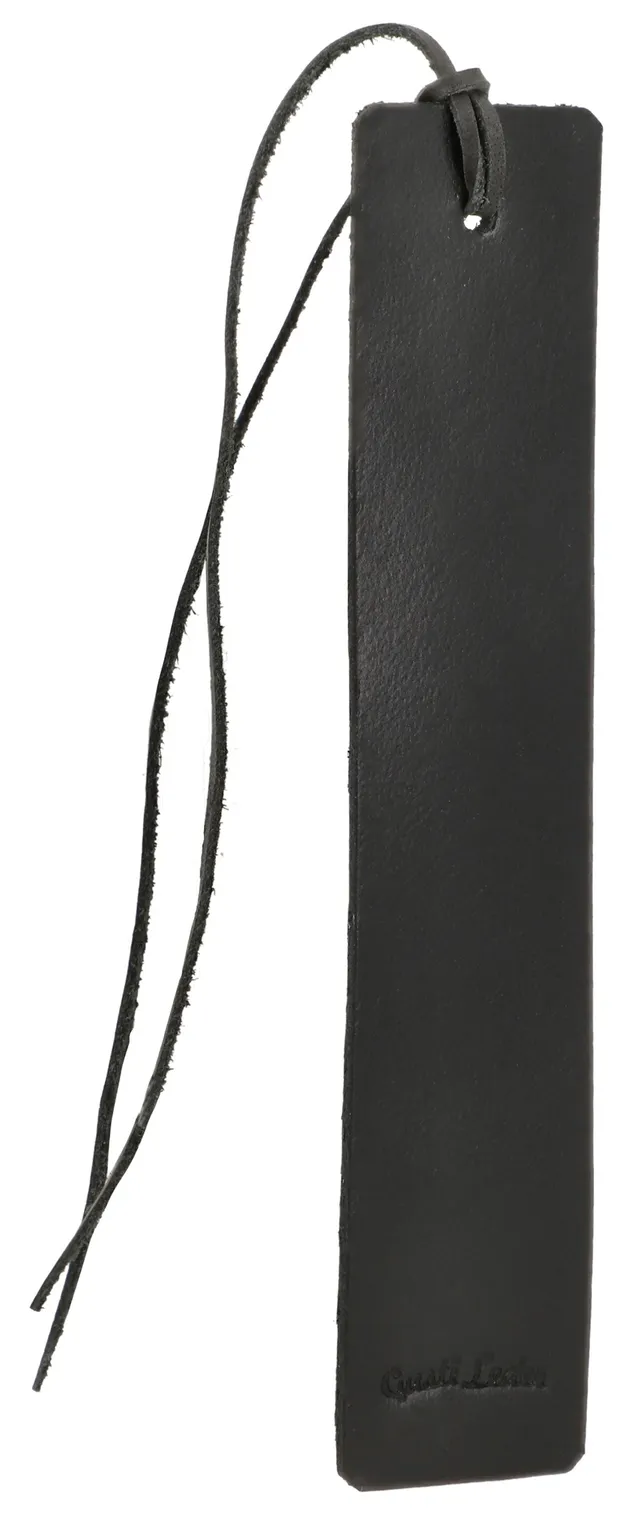 gusti-leder-cort-lesezeichen-aus-b-ffelleder-schwarz image 1