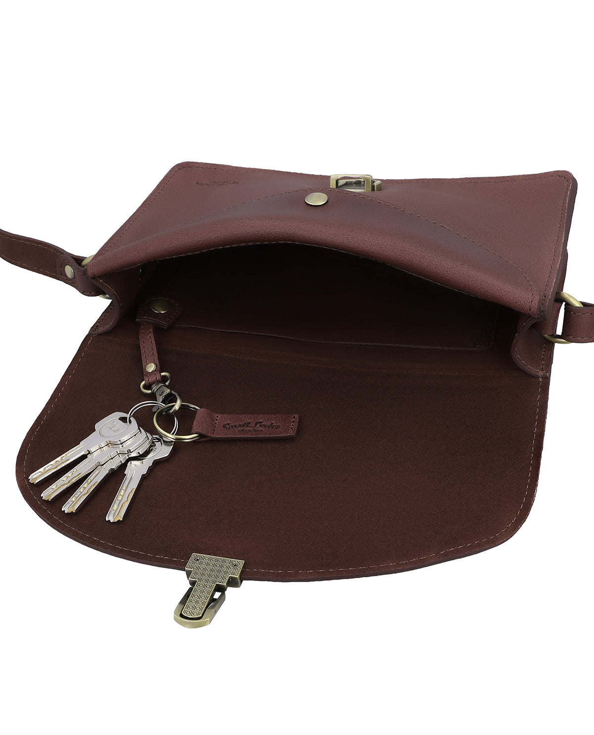 gusti-leder-outlet-handtasche-mit-innenf-chern-und-schl-sselanh-nger image 7