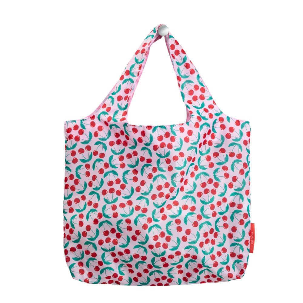 cedon-easy-bag-cherries-faltbarer-einkaufsbeutel-mit-t-schchen image 1