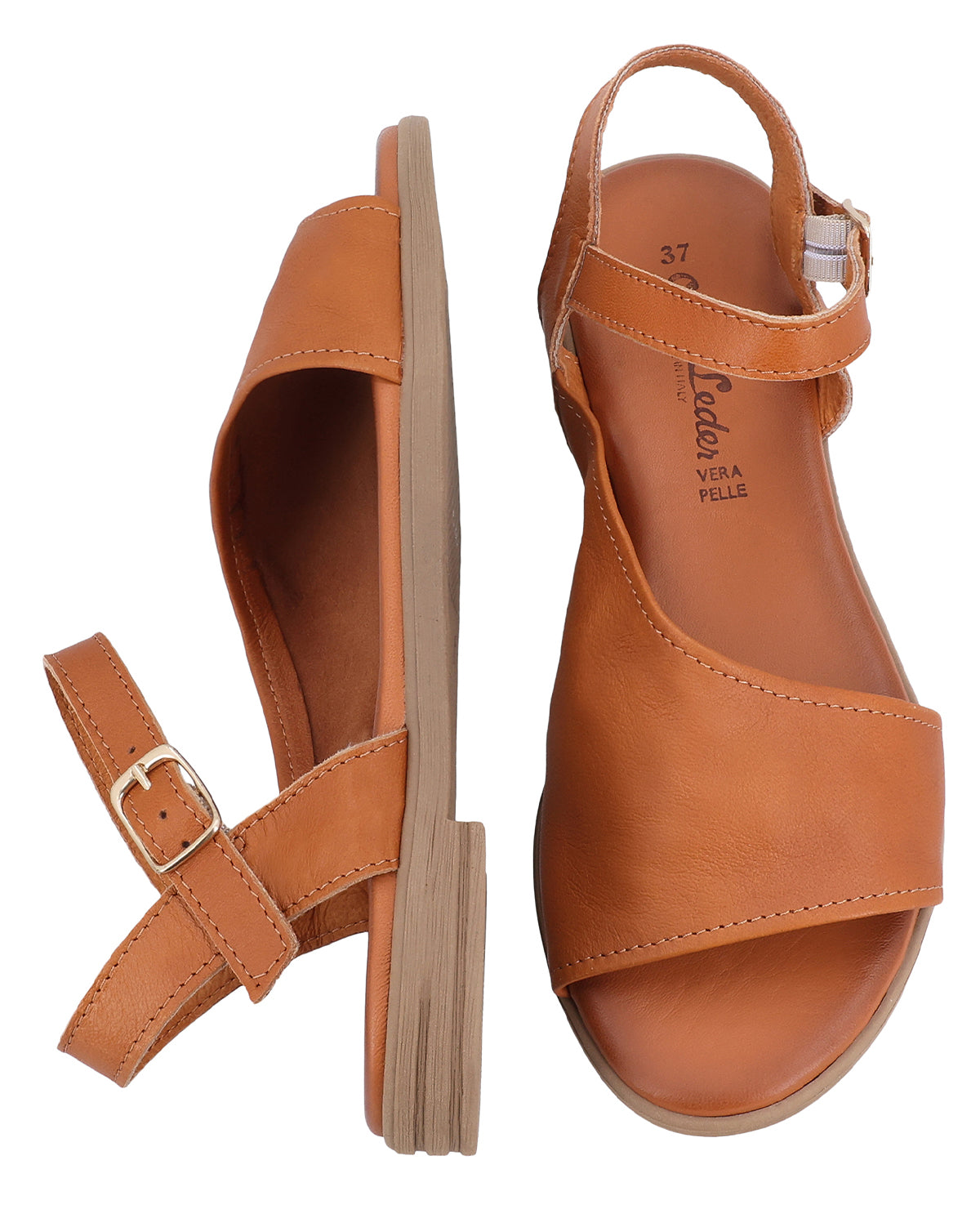 gusti-leder-henrike-damen-sandale-rindsleder-braun-italien image 6