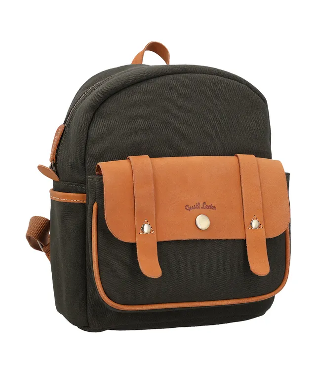 gusti-leder-liva-damen-rucksack-stoff-mit-leder-braun image 1