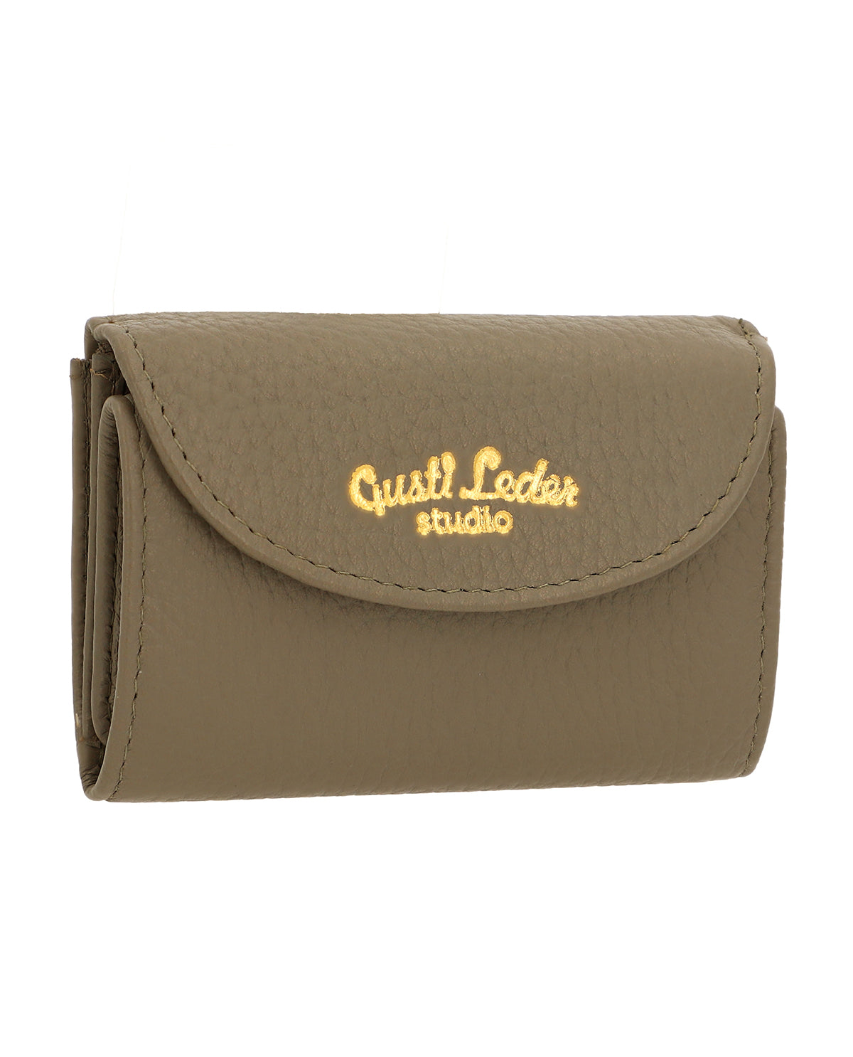 gusti-leder-abella-mini-portemonnaie-damen-grau-leder image 1