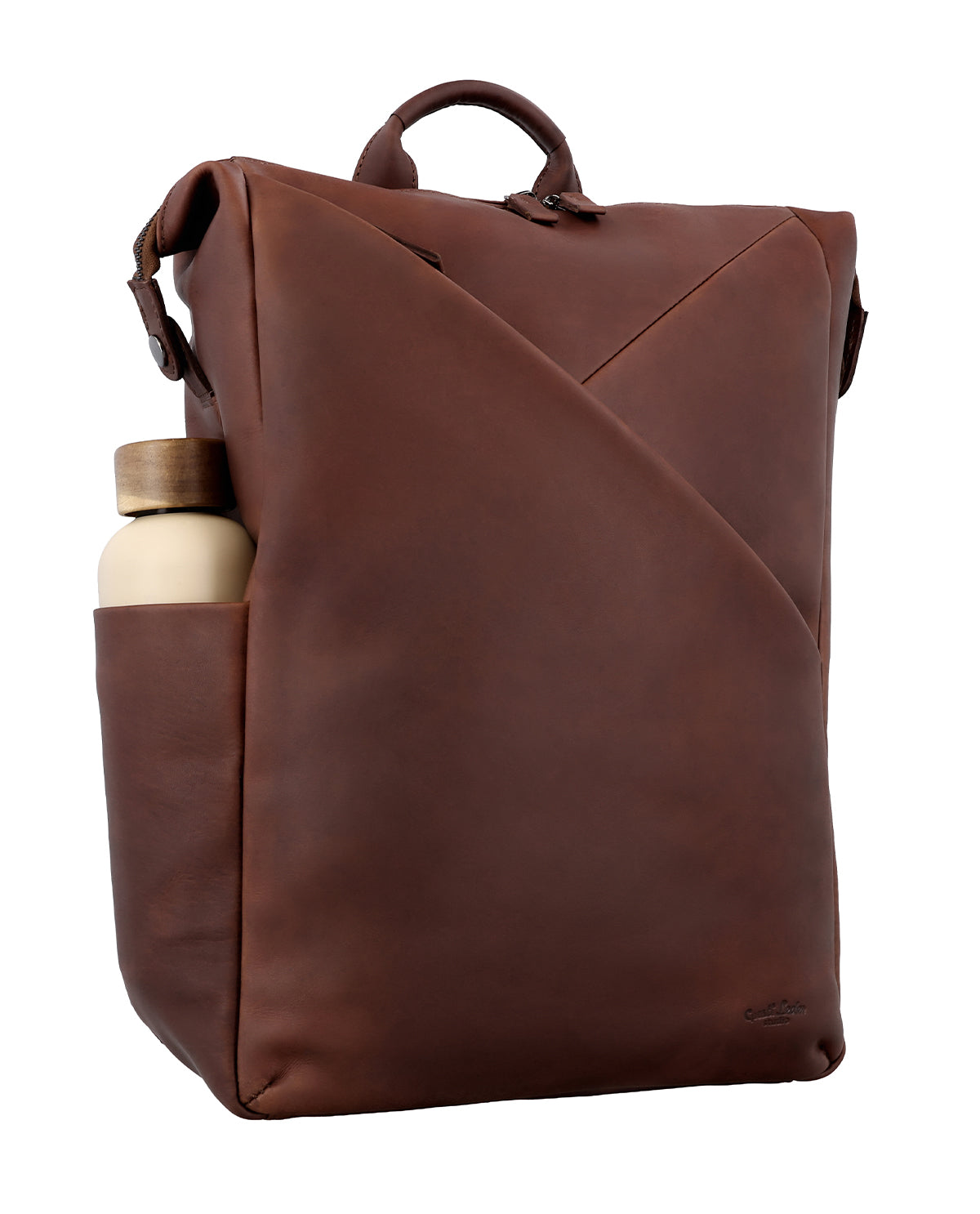 gusti-leder-marty-rucksack-braun-leder-mit-laptopfach image 2