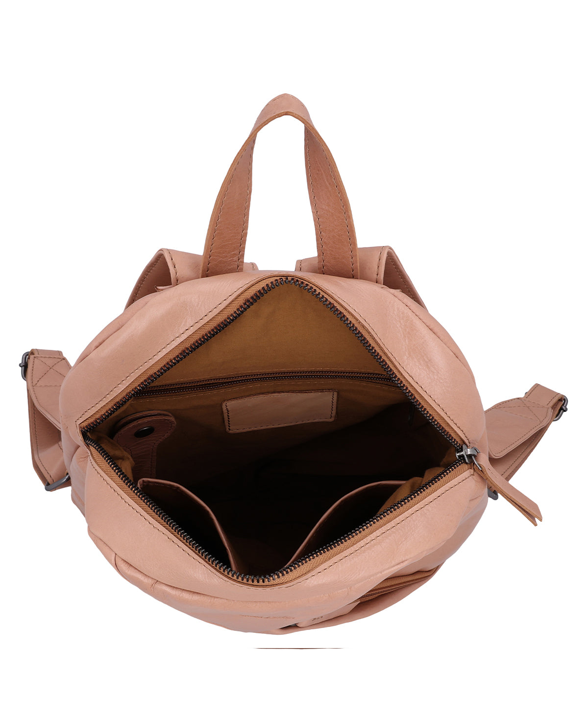 gusti-leder-sanna-rucksack-damen-beige-leder-mit-airtag-fach image 6