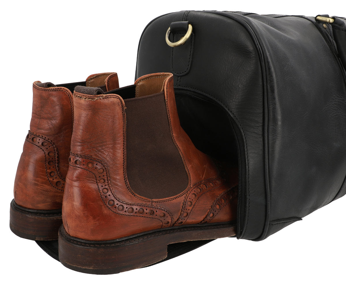 gusti-leder-reisetasche-outlet-schwarze-leder-reisetasche image 5