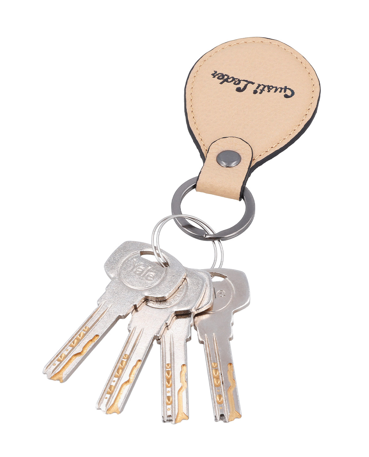 gusti-leder-lian-schl-sselanh-nger-aus-leder-oval-mit-logo-pr-gung-gravierbar image 3