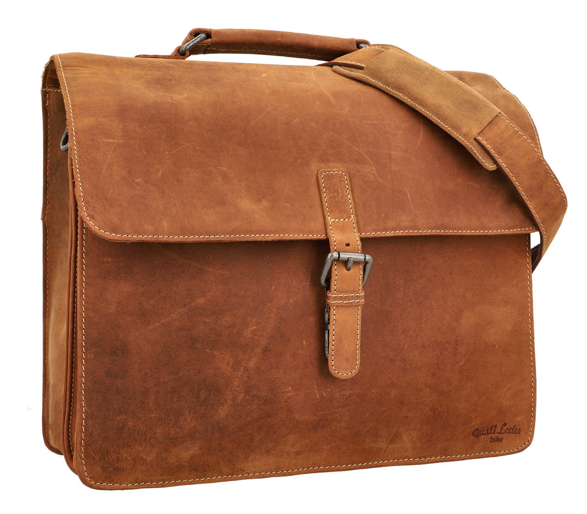 gusti-leder-peter-s-fahrradtasche-2-in-1-b-ffelleder-f-r-15-zoll-notebook image 4