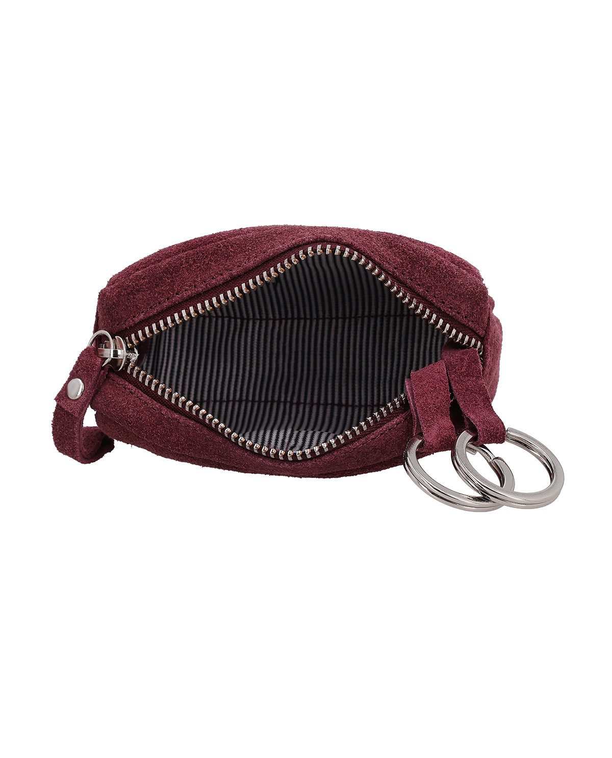 gusti-leder-butler-schl-sseletui-rot-leder-mit-2-schl-sselringen image 4