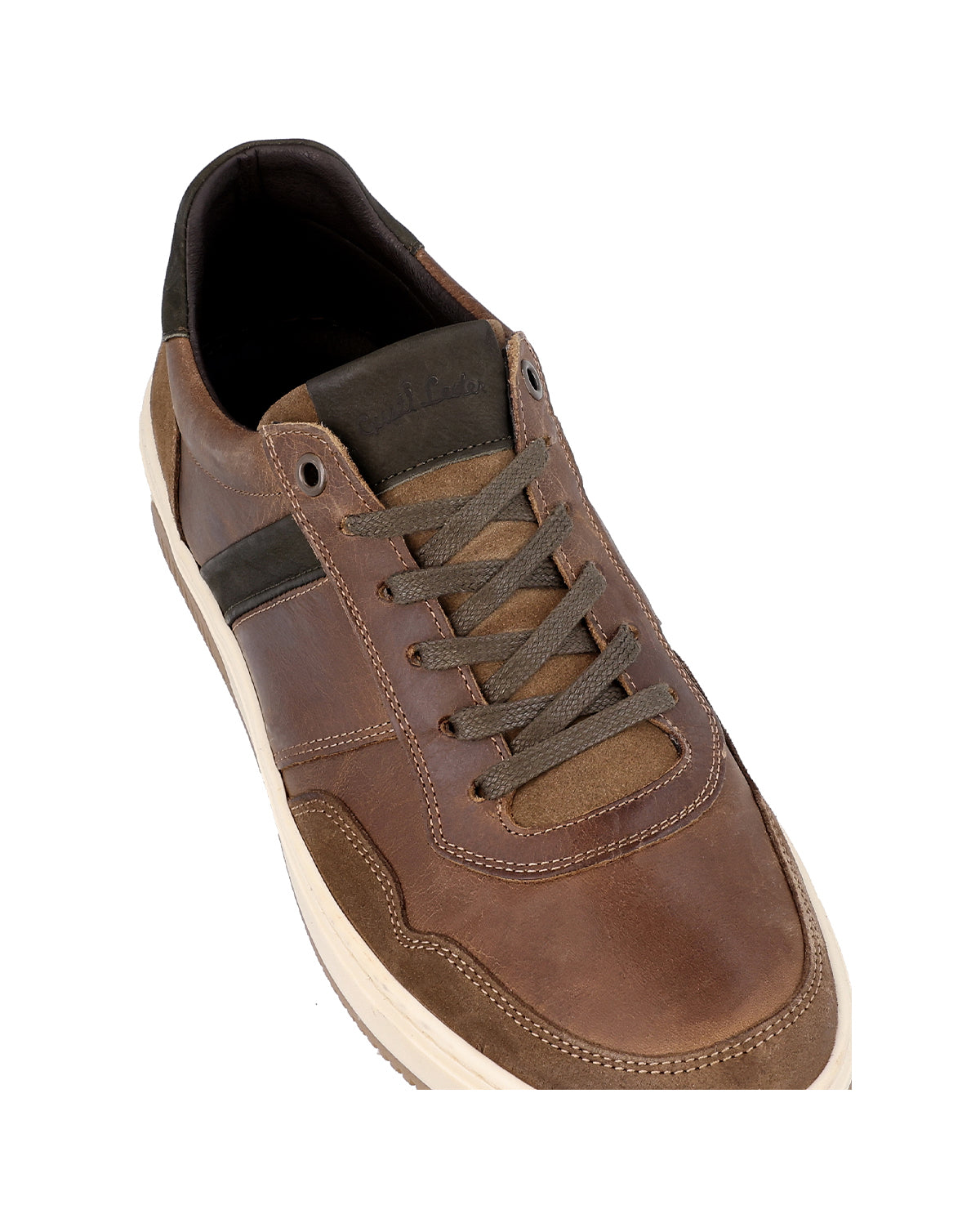 gusti-leder-samy-sneaker-glattleder-wildleder-mit-gepolsterter-zunge image 6