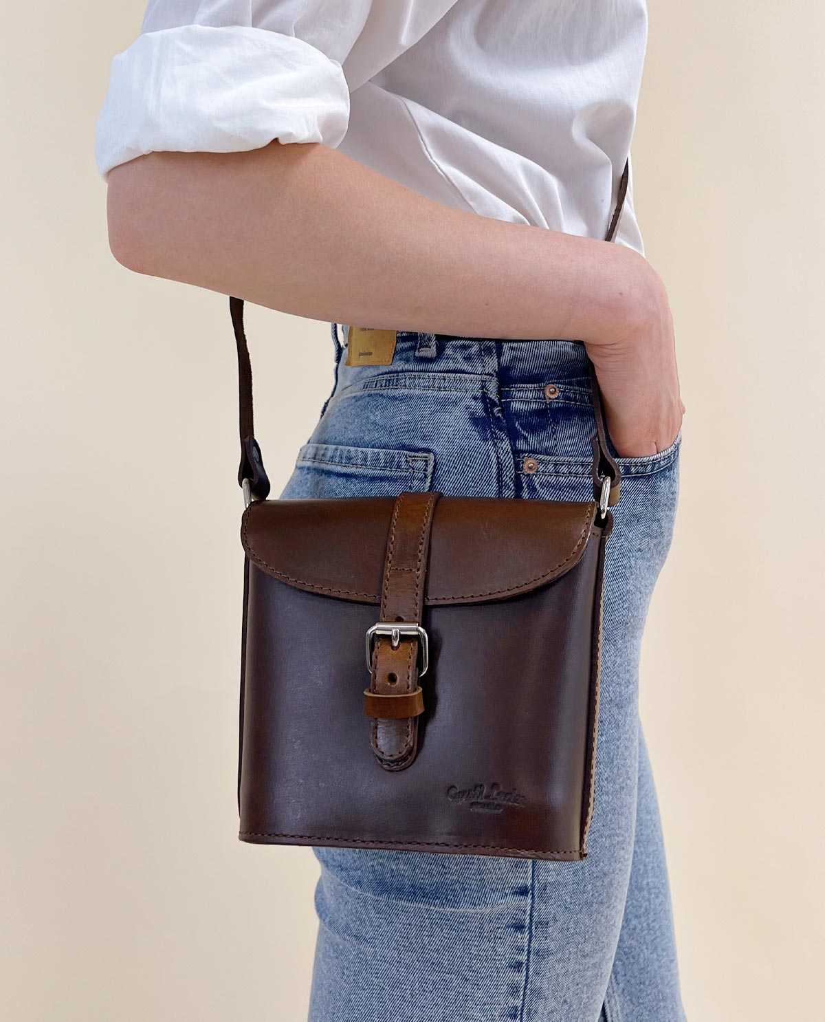 gusti-leder-nantje-handtasche-damen-leder-braun-vintage image 1