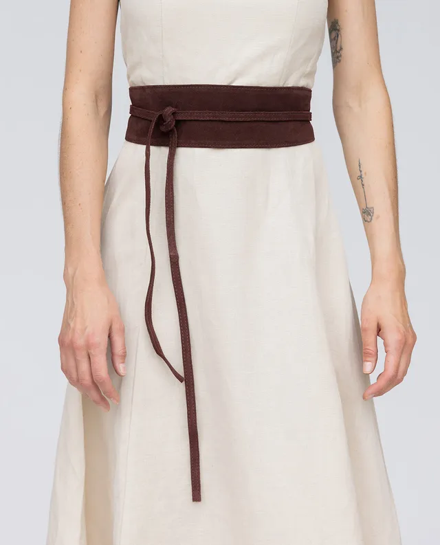 gusti-leder-federica-tailleng-rtel-wickelg-rtel-dunkelbraun-damen image 1