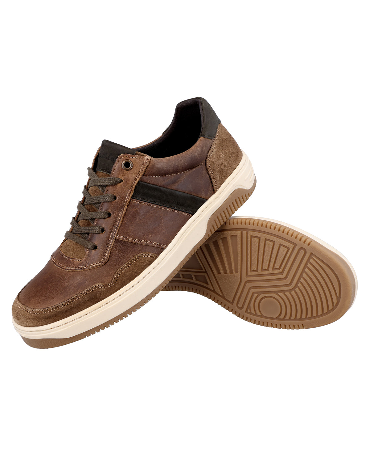 gusti-leder-samy-sneaker-glattleder-wildleder-mit-gepolsterter-zunge image 5